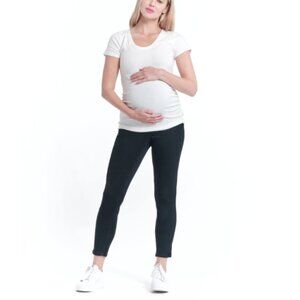 1822 Denim Women’s Maternity Skinny Stretch Maternity Black Jeans Medium NWT